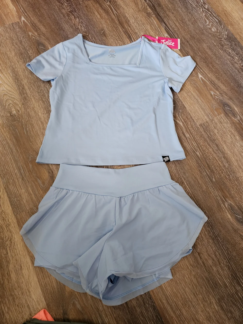 Justice Kids Matching Sets Bundle - Olive, Coral, Light Blue